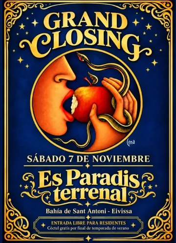 Es Paradis Summer Closing Party poster