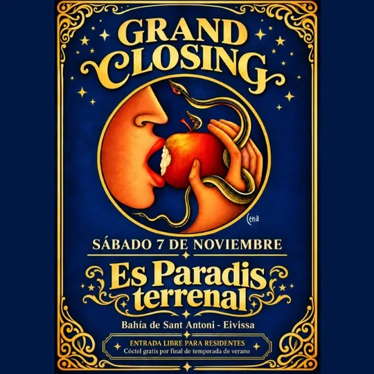 Es Paradis Summer Closing Party poster