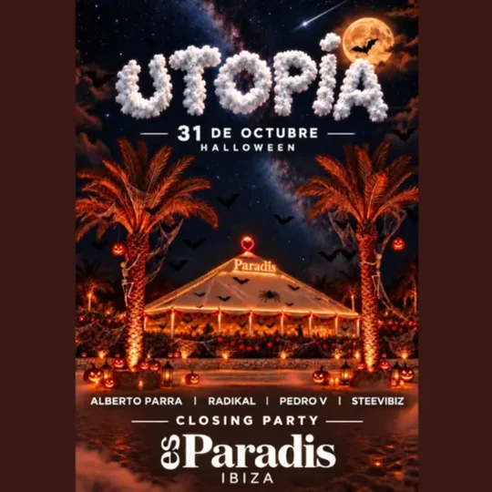 Utopia at Es Paradis poster